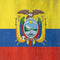 Ecuador Flag Distressed Steam Deck Handheld Gaming Computer Skin